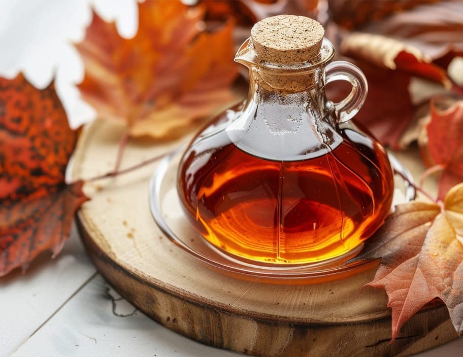 AhornsirupReiner Vermont-Ahornsirup verleiht komplexe Süße und Tiefe und hebt einfache Leckereien zu raffinierter Geborgenheit.